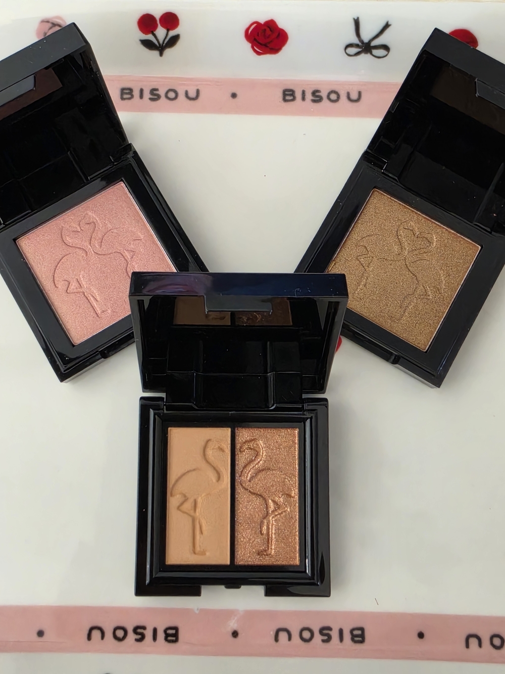 Shaina B. 'Miami' Luxe Eyeshadow Duo & Highlighter — Rose & Bronze Shimmer